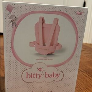 American Girl Bitty Baby Pink Doll Carrier